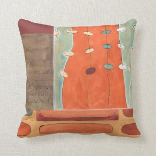 Abstrakte Parade der Eier durch Heidekraut J Vess Kissen