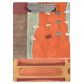 Abstrakte Parade der Eier durch Heidekraut J Vess Klemmbrett (Vorderseite)