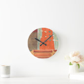 Abstrakte Parade der Eier durch Heidekraut J Vess Runde Wanduhr (Zuhause)