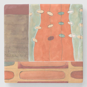 Abstrakte Parade der Eier durch Heidekraut J Vess Steinuntersetzer