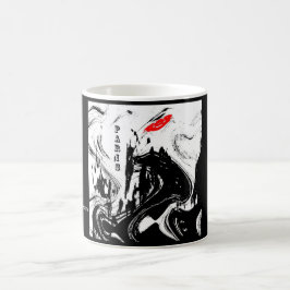 Abstrakte "Paris" Kaffee-Tasse Kaffeetasse