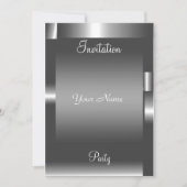 Abstrakte Party Einladung (Vorderseite)