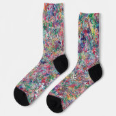 Abstrakte Party Socken (Linkes Detail)