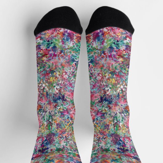 Abstrakte Party Socken (Oben)