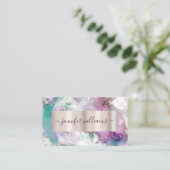 Abstrakte Pasta machen Visitenkarte (Stehend Vorderseite)