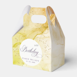 Abstrakte Pastel Earthy Lime Green jeden Geburtsta Geschenkschachtel