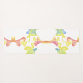 Abstrakte Pastel Funnels Reversible Yoga Matts Yogamatte (Rückseite (Horizontal))