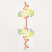 Abstrakte Pastel Funnels Reversible Yoga Matts Yogamatte (Vorderseite)