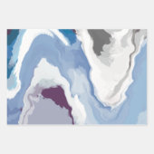 Abstrakte Pastel Paint Mountain Edition Geschenkpapier Set (Vorderseite)