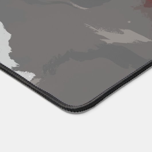 Abstrakte Pastel Paint Mountain Edition Schreibtischunterlage (Ecke)