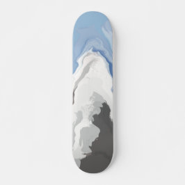 Abstrakte Pastel Paint Mountain Edition Skateboard