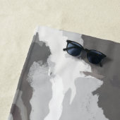 Abstrakte Pastel Paint Mountain Edition Strandtuch (Beispiel)