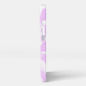 Abstrakte Pastel-Rainbow-Gefärbte Krawatte iPhone Hülle (Linke Seite)