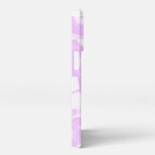 Abstrakte Pastel-Rainbow-Gefärbte Krawatte iPhone Hülle (Rechte Seite)