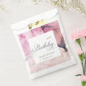 Abstrakte Pastel Rosa Lila Marine jeden Geburtstag Geschenktütchen (Versiegelt)