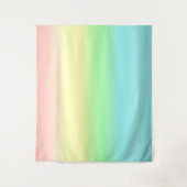 Abstrakte Pastelfarben Art Hangband Wandteppich (Vorderseite)