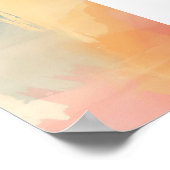 Abstrakte Pastell-Farbe Poster (Ecke)