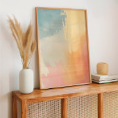 Abstrakte Pastell-Farbe Poster