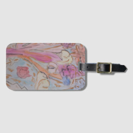 Abstrakte Pastell Floral Gepäckanhänger