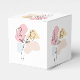 Abstrakte Pastell Floral Geschenkschachtel
