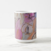 Abstrakte Pastell Floral Kaffeetasse (Mittel)