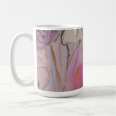 Abstrakte Pastell Floral Kaffeetasse (Links)