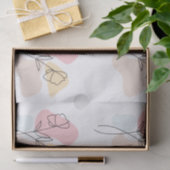 Abstrakte Pastell Floral Seidenpapier (Geschenk)