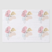 Abstrakte Pastell Floral