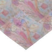 Abstrakte Pastell Floral Tischdecke (Schrägansicht)