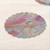 Abstrakte Pastell Floral Untersetzer (angewinkelt)