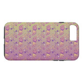Abstrakte Pastell grün und rosa Paisley Floral Case-Mate iPhone Hülle (Rückseite (Horizontal))
