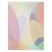 Abstrakte Pastell-Kunstwerke| Tablettenfilm Tischdecke (Vorderseite)