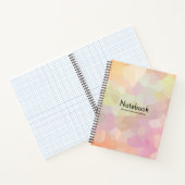 Abstrakte Pastell-Notebookabdeckung Notizblock (Innenseite)