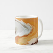 Abstrakte Pastell Paint Fox Schwanz Edition Kaffeetasse (VorderseiteRechts)