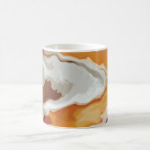 Abstrakte Pastell Paint Fox Schwanz Edition Kaffeetasse (Mittel)
