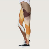 Abstrakte Pastell Paint Fox Schwanz Edition Leggings (Links)
