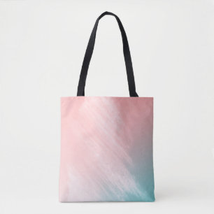 ABSTRAKTE PASTELL- UND MINZWAND TASCHE
