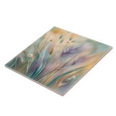 Abstrakte Pastell-Whisper, Gras III Fliese (Seite)