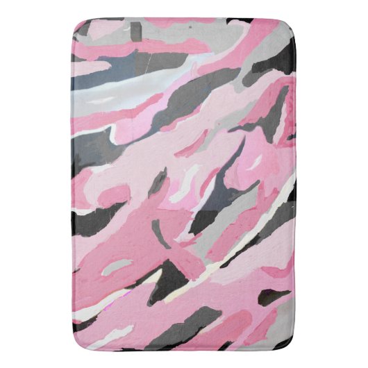 Abstrakte Pastelle Badematte (Vorderseite Vertikal)