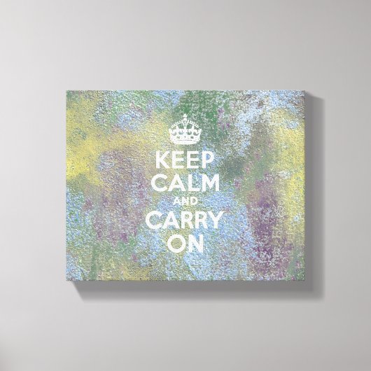 Abstrakte Pastelle Behielt Ruhe Leinwanddruck (Vorderseite)