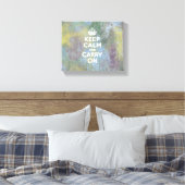 Abstrakte Pastelle Behielt Ruhe Leinwanddruck (Insitu (Schlafzimmer))