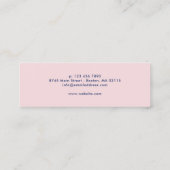 Abstrakte Pastelle Danke, dass Sie Beilage gekauft Treuekarte (Rückseite)