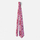 Abstrakte Pastelle Krawatte (Rückseite)