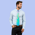 Abstrakte Pastelle | Monogram Men's Neck Tie Krawatte<br><div class="desc">Personalisieren Sie Ihre Initialen,  indem Sie diese lebendige pastellblaue und lila Krawatte zu Monogramm hinzufügen.</div>