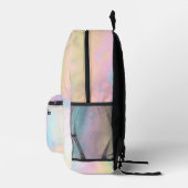 abstrakte Pastellfarben Bedruckter Rucksack (Rechts)