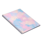 Abstrakte Pastellfarben - Hintergrund Notizblock (Rechte Seite)