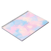 Abstrakte Pastellfarben - Hintergrund Notizblock (Linke Seite)