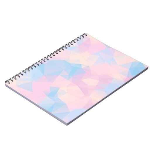 Abstrakte Pastellfarben - Hintergrund Notizblock (Linke Seite)