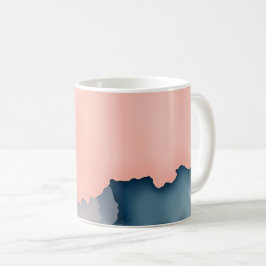 Abstrakte Pastellfarben Kaffeetasse