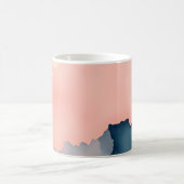 Abstrakte Pastellfarben Kaffeetasse (Mittel)